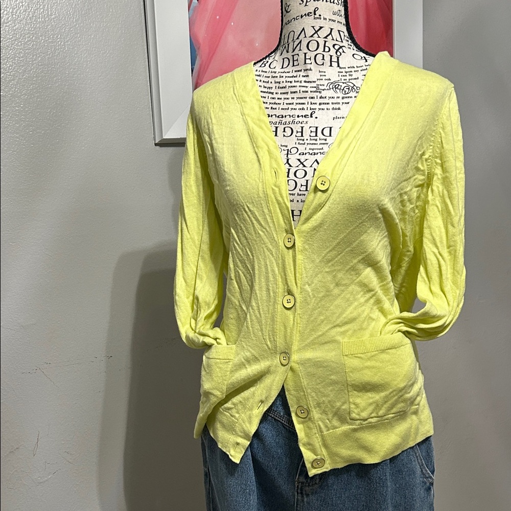 Talbots Yellow Women's Sweater